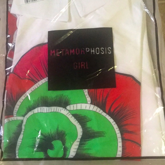 Vintage Style Floral White Ankle Length Dress - Picture 6 of 6